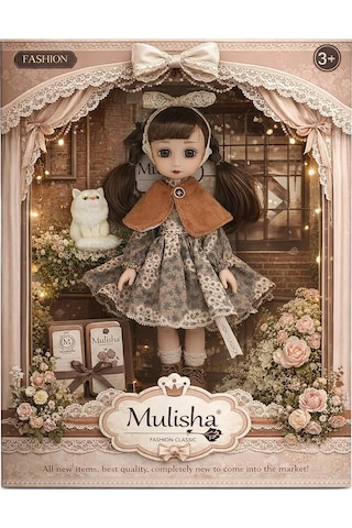 Ctoy Mulisha Fashion Classics Klasik Moda Oyuncak Bebek 30 Cm Pelerinli Vintage Tasarım Ctoy-qj1