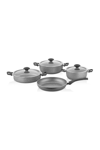 Papilla Fred 7Li Tencere Seti. Gri