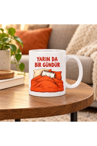 Ny Joy Erteleme Takvimi Tasarımlı Porselen Kupa - Model 772 Nyjoybz