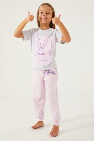 Looney Tunes Kız Çocuk İkili Takım Kar Melanj