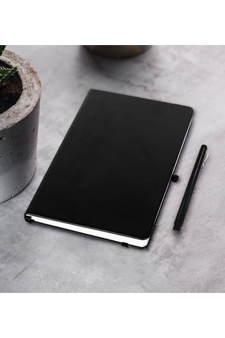 Kişiye Özel Canım Öğretmenim Siyah Defter Kalem Seti - 3