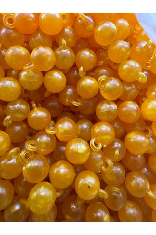 Sazan Boncuğu Kulplu Boncuk 10 Mm Karışık Renk 250 Adet