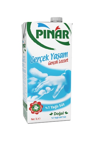 Pınar %1 Yağlı Süt 1 Lt X 6 Adet