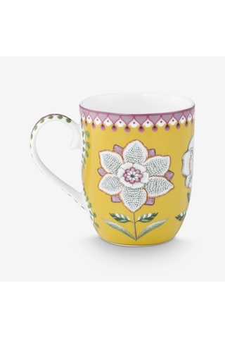 Sarı Porselen Kupa 145 Ml