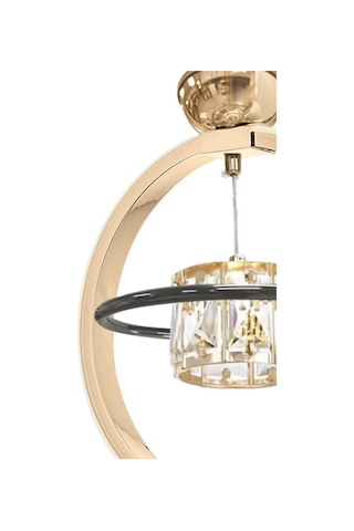 Eray Aydınlatma Sl001 Gold Taşlı Led Avize Sarı