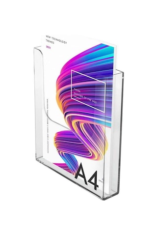 A4 Duvar Tipi Tekli Broşürlük 20li Paket