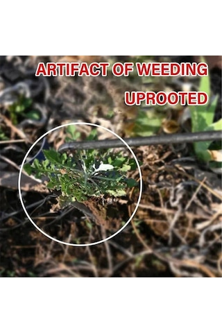 Singree "4 Dişli Yabani Ot Çekme Aleti - Bahçe Ve Tarım İçin Dayanıklı Mangan Çelik Yabancı Ot Temizleme Aracı"