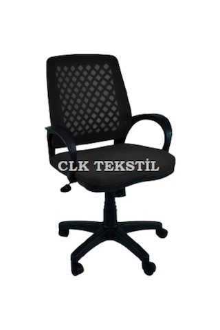 Clk-06 Fileli Petek Ofis Büro Bilgisayar Koltuğu Sandalyesi Siyah