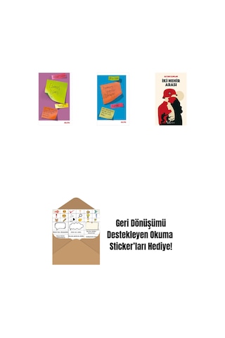 Camus Dansı + Kırmızıyı Sevenler Derneği + İki Nehir Arası + Okuma Sticker'ları