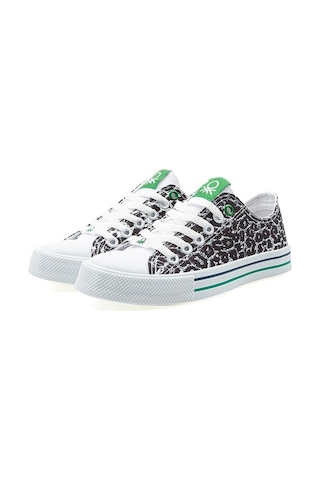 United Colors Of Benetton Benetton® | Bn-30179 - 3374 Beyaz Leopar - Kadın Spor Ayakkabı