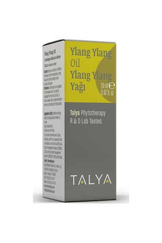 Talya Soğuk Sıkım %100 Saf ve Doğal Ylang Ylang Yağı 20 ML