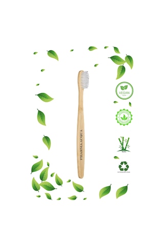 Pharma Acqua Beyaz Bambu Diş Fırçası
