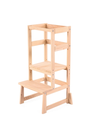 Kukka Ahşap Öğrenme Kulesi Naturel Naturel