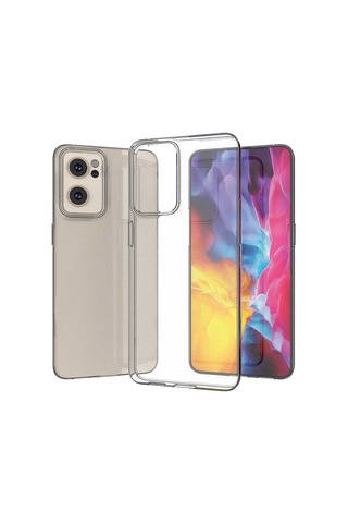 Kilifone - Oppo Reno 7 4g Uyumlu - Kılıf Şeffaf Soft Slim Fitt Süper Silikon Kapak - Şeffaf