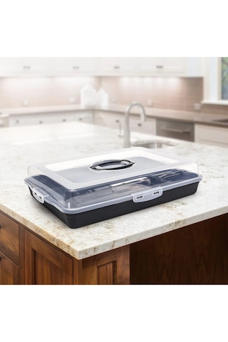 Viatom Pratik Ve Sunum Dikdörtgen Borcam Pasta Börek Kabı