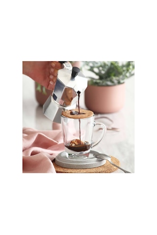 Lav Vega Cam Kupa 6 Kişilik 250 ml Kulplu (Kahve/Çay Bardağı)