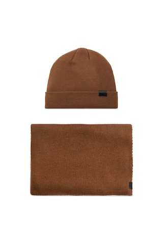 Jack & Jones Jack&jones Taba Erkek Bere&atkı Seti 12163827