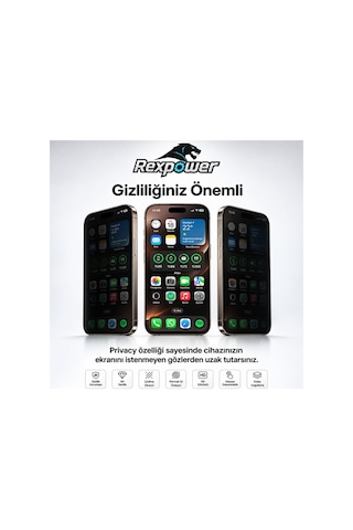 Apple iPhone 16 Promax Uyumlu 9h Hd+ Siyah Kenar Border Lı Hayalet Cam Ekran Koruyucu - 938229258