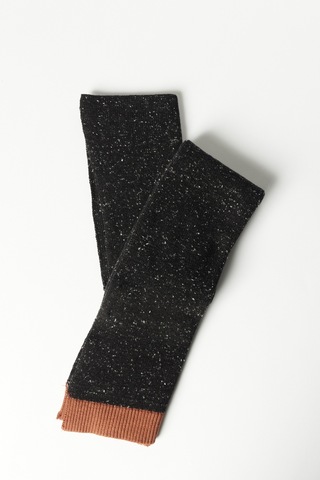 AC&Co / Altınyıldız Classics Erkek Antrasit-kahverengi Atkı-bere Set