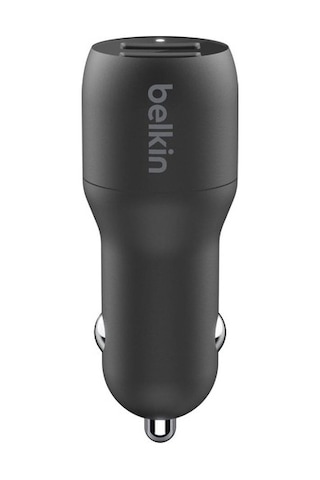 Belkin 24W Hızlı Araç Şarj Cihazı - 2 Port USB - Siyah