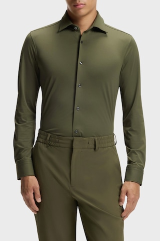 Boss Slim Fit Klasik Yaka Uzun Kollu Gömlek Erkek Gömlek 50567206 347 Haki