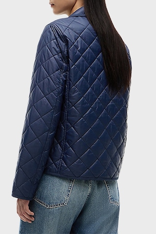 Tommy Hilfiger Slim Fit Cepli Çıtçıtlı Kapitone Mont Kadın Mont Ww0ww50936 C1g Lacivert