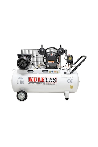 Kuletaş 2 Hp 8 Bar 100 LT Çift Kafa Hava Kompresörü