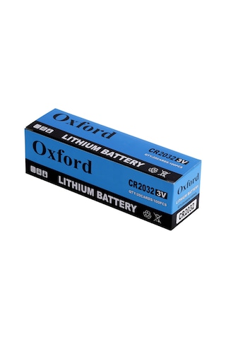 Oxford CR2032 3V Lityum Düğme Pil 5 x 20'li