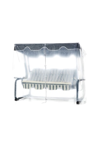 3 Kişilik Salıncak Koruma Örtüsü 210 x 135 x 170 CM Şeffaf