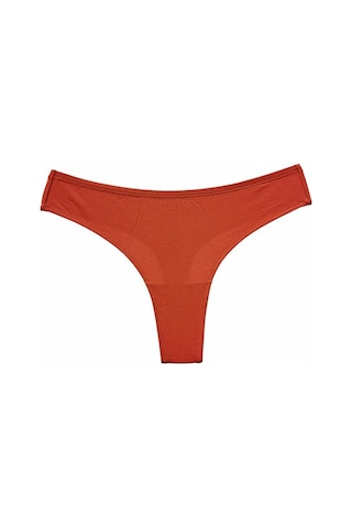Turuncu Kadınlar İçin Düz Renk Temel Saf Pamuk Kalça Kaldırma Sıcak Külot Yüksek Çatal Görünmez Saf Arzu Tangası Kadınlar İçin Turuncu