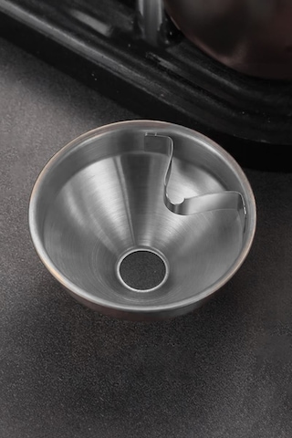 Çelik 10 Cm. Kafe Restaurant Kapaklı Yuvarlak Kül Tablası Küllük Cin899gr