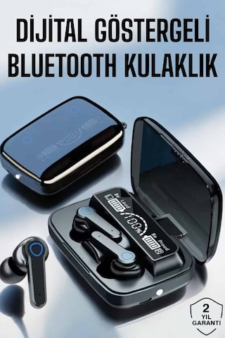 Bluetooth Kulaklık Dijital Göstergeli Kablosuz Uzun Pil Ömrü 1