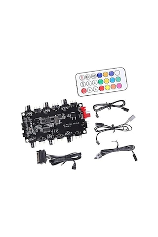 Fan Kontrol 8 Port Kumandalı Argb Fan Kontrol Kiti