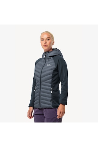 Jack Wolfskin Routeburn Hybird Kadın Siyah Mont 1710863 Siyah