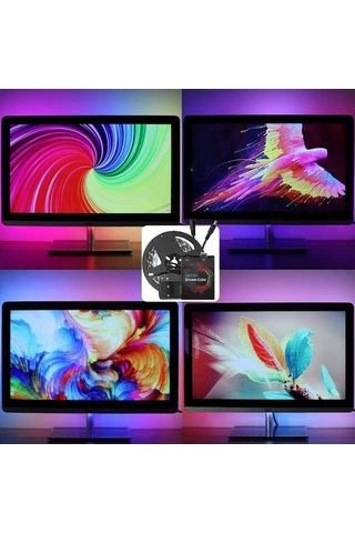 Trendooze Profesyonel Rgb Led Bariyer - 3m Otomatik Renkli Ekran Aydınlatma