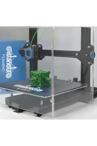 İstanbul Filament 3d Baskı Petg Filament Yeşil Renk 1 Kg Ø 1,75mm 0,05 Mm Bambu Lab Uyumludur 1.75mm