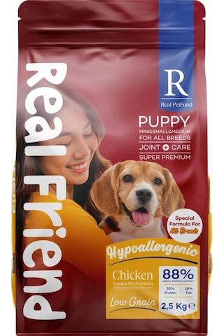 Real Friend Joint Care Hypoallergenic Puppy Dog Chicken 30/18 Köpek Maması 2,5 Kg
