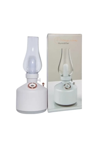 Home Retro Gaz Lambası Tasarımlı Usb Şarjlı Aroma Difüzörü 280 Ml Nano Mist Nemlendirici