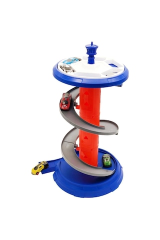 Speed Racer 5'li Metal Arabalı Twister Yarış Yolu Oyun Seti Yarış Pisti Çocuk Oyuncak