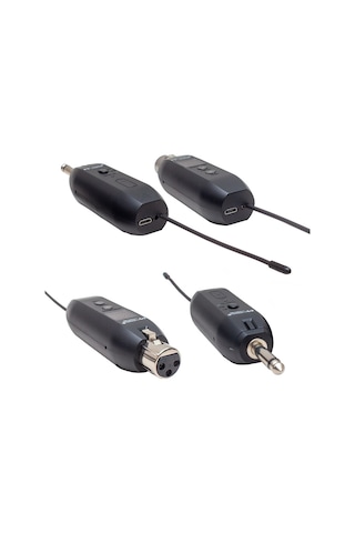 Ayt Magicvoice Mv-19587 Gitar Tip Kablosuz Mikrofon Uhf Kablosuz Verici Müzik Aleti Kablosuza Çevirici