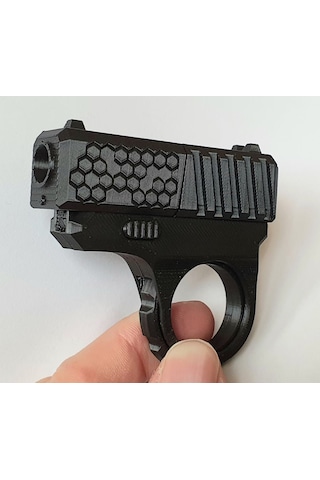 Gun Toy Fidget Spinner Stres Çarkı 3d