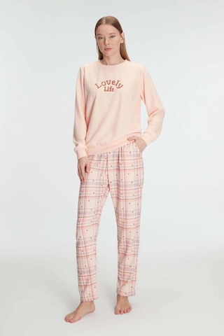 Pamuklu Kışlık Uzun Kol Kadın Pijama Takım SOMON