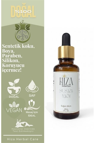 Hiza Herbal Care Doğal Susam Yağı 30 Ml