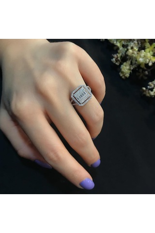 Stela Fashıon Baget Gümüş Yüzük