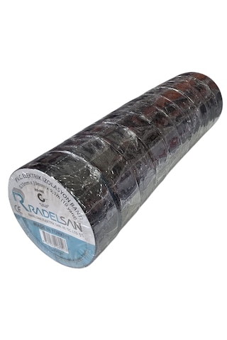 Radelsan Pvc 0,13x19x9,1 10yard Elektrik Bandı 10 Adet