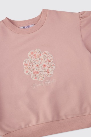 Panço Kız Bebek Pembe Sweatshirt