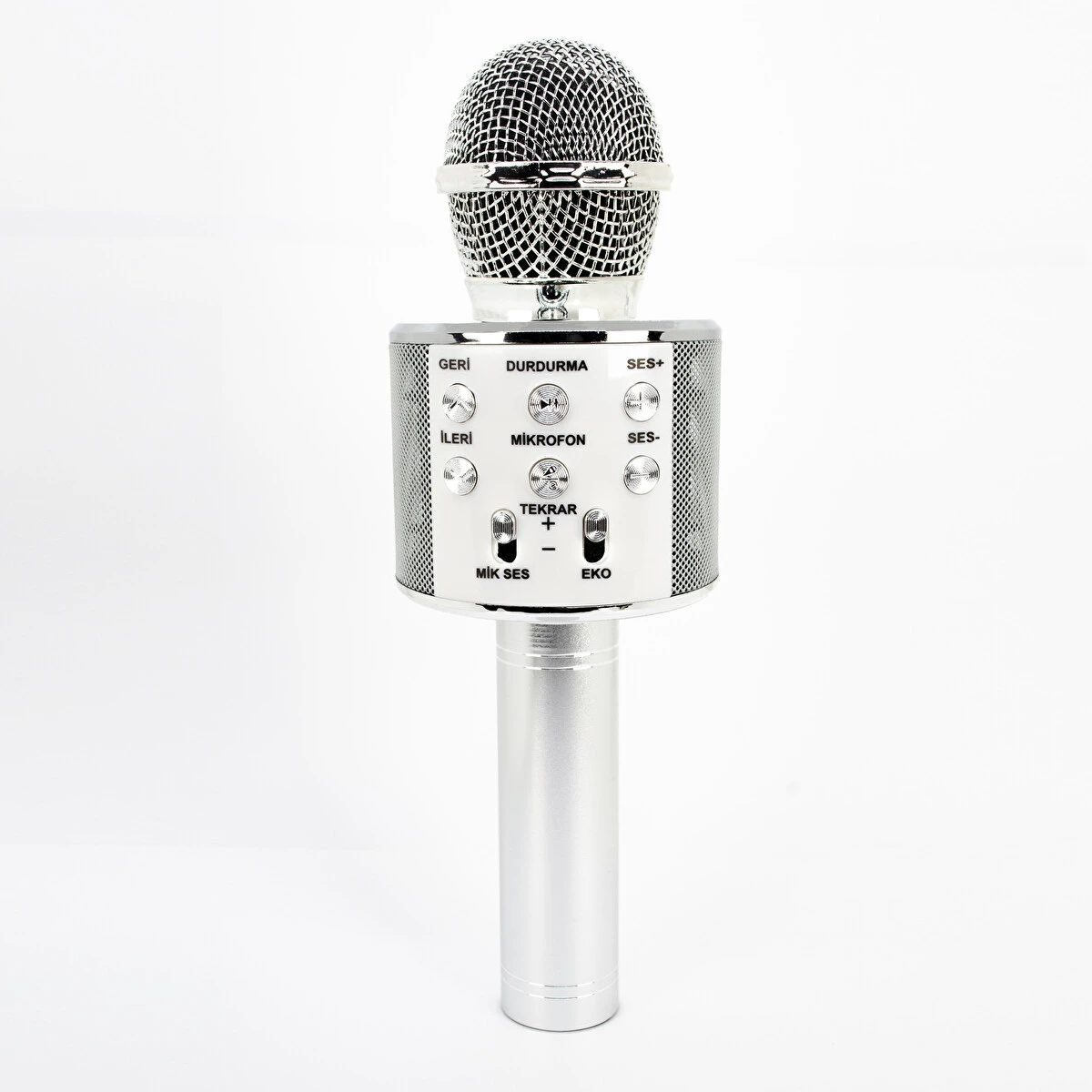 Bluetooth Karaoke Mikrofon Kablosuz Hoparlörlü Led Işıklı, Yüksek Ses Kalitesi, Telefon Uyumlu, Şarjlı Taşınabilir Karaoke Mikrofonu