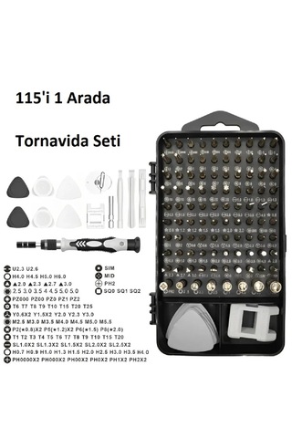 Tornavida Tamir Seti Profesyonel 115 Parça