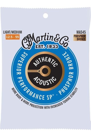 Martin Co Ma545 Sp Phosphor Bronze Akustik Gitar Telleri Light Medium 12.5-55
