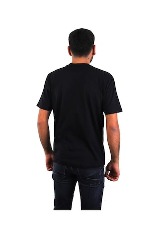 Eser - V Yaka Kısa Kol İş Tişörtü - Cepli - Regular Fit Lacivert
